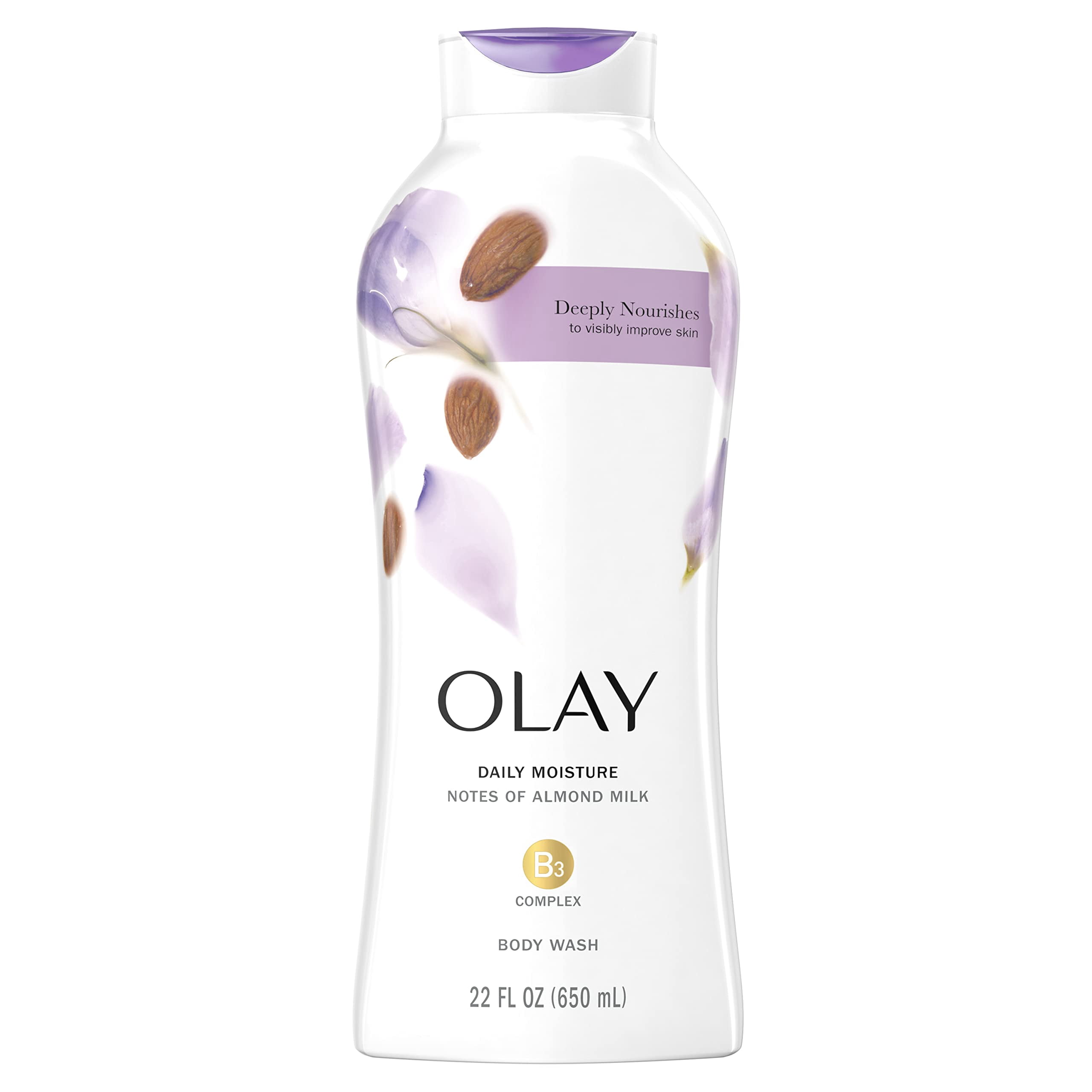 Olay Daily Moisture With Almond Milk Body Wash, 22 Oz