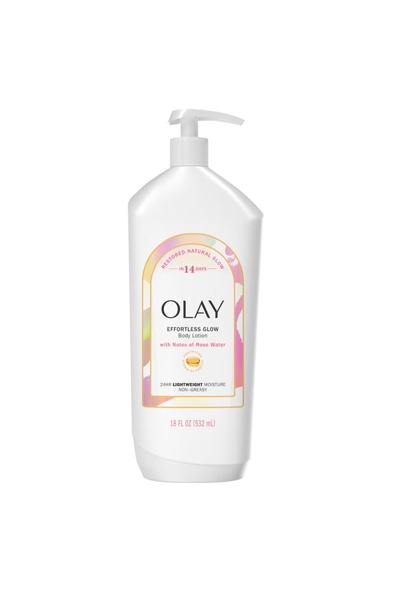 Effortless Glow Hydrating Body Lotion with Notes of Rose Water, 18 fl oz