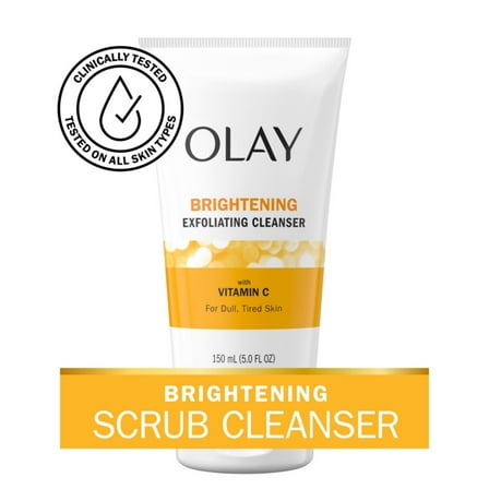 Olay Brightening Vitamin C Face Wash for Dull Skin, 5.0 fl oz