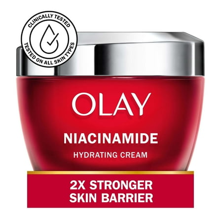 Olay Face Cream Regenerist Niacinamide and Peptide 24 Facial Moisturizer, Reduces Wrinkles, 1.7 oz