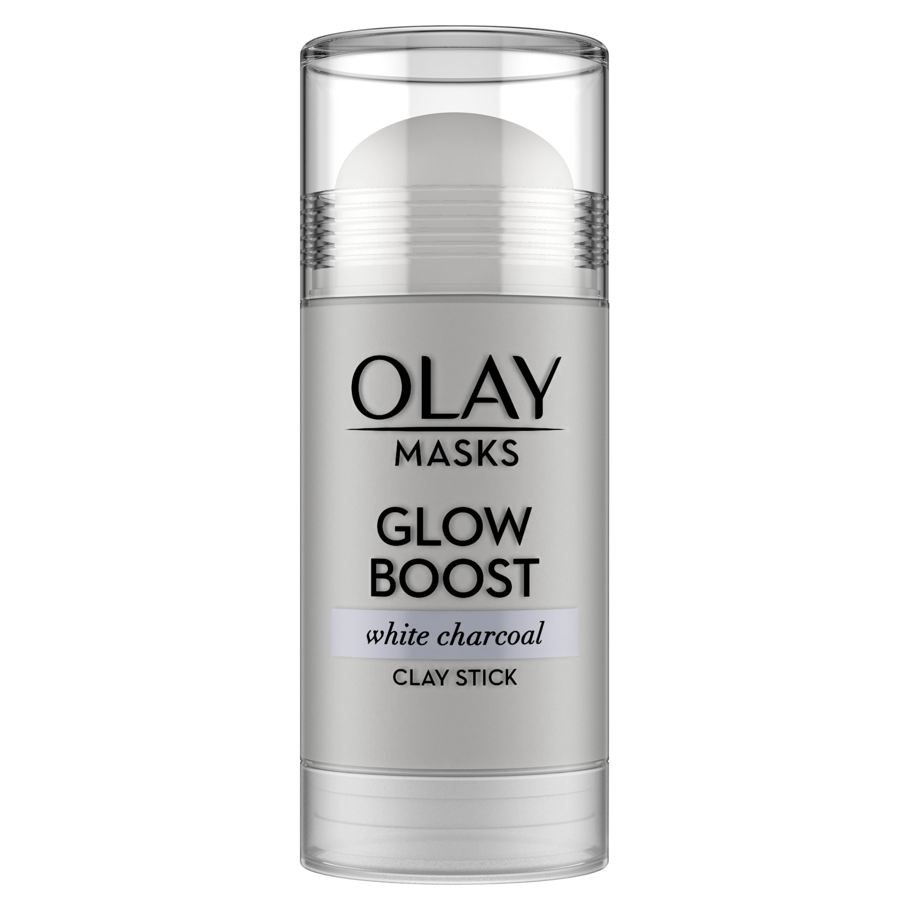 Olay Face Mask Stick, Glow Boost with White Charcoal Clay, 1.7 oz