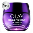 thumbnail image 1 of OLAY REGENERIST Retinol 24 Night Cream, Anti-Aging Moisturizer, Fragrance-Free, Non-Greasy, Triple Collagen Peptide, 1 of 16