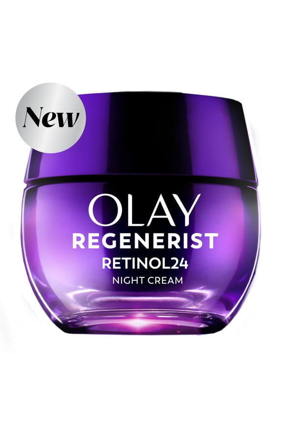REGENERIST Retinol 24 Night Cream, Anti-Aging Moisturizer, Fragrance-Free, Non-Greasy, Triple Collagen Peptide