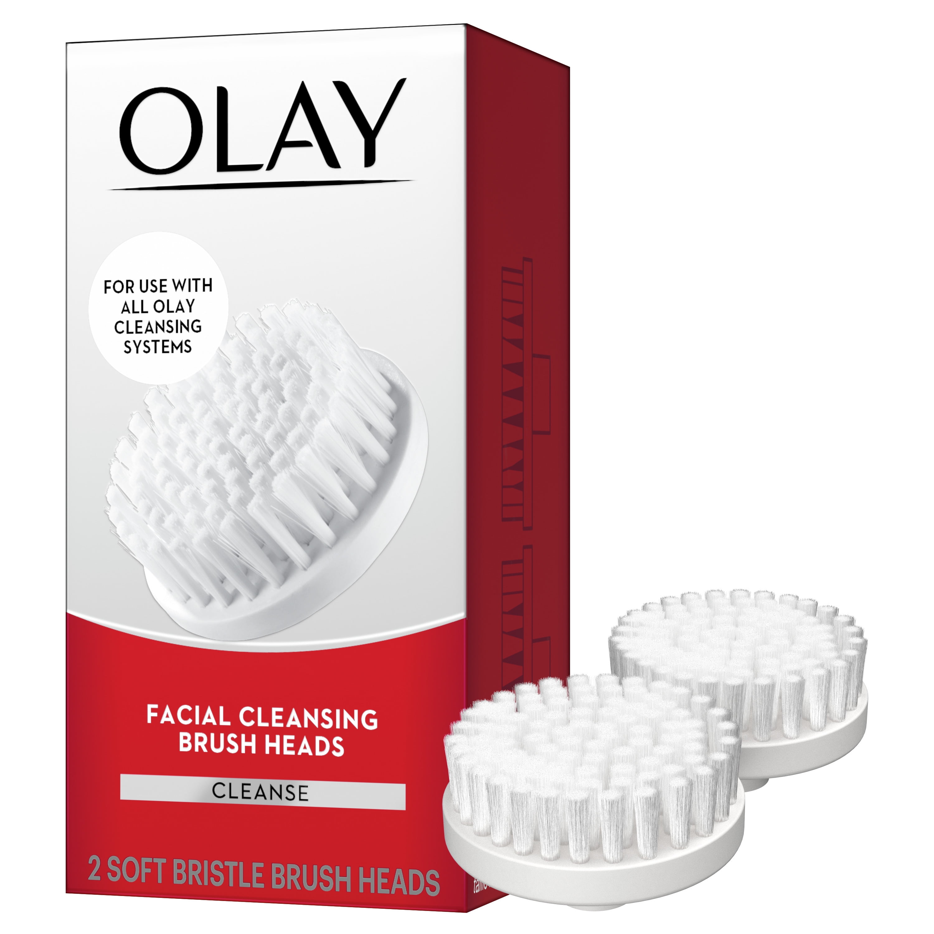 Olay Facial Cleansing Brush Heads, 2 Count