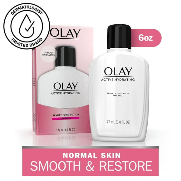 Olay Facial Lotion, Active Hydrating Beauty Facial Moisturizing Lotion, 6 fl oz