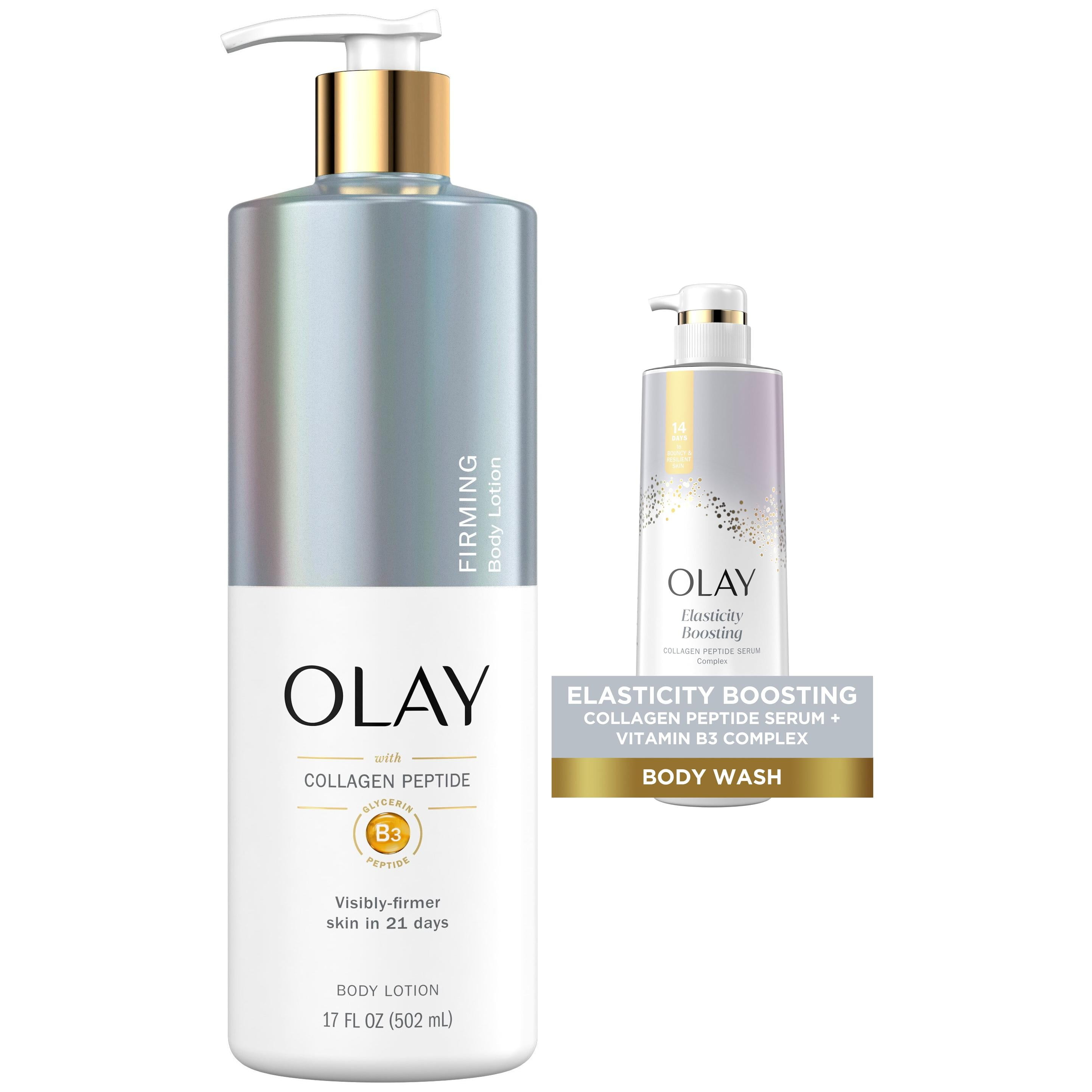 Olay Firming Collagen Peptide Body Wash and Hydrating Body Lotion