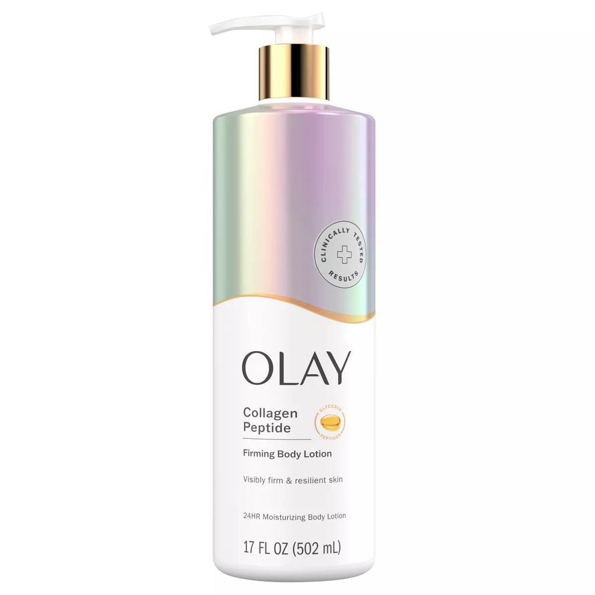 Olay Firming & Hydrating Body Lotion with Collagen, 17 fl oz Pump (Pack of 4)
