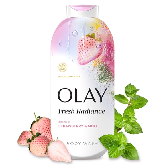 Olay Fresh Radiance Body Wash with Essence of Strawberry and Mint
