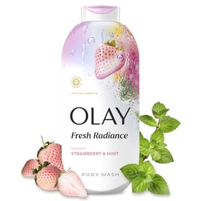 Olay Fresh Radiance Body Wash with Essence of Strawberry and Mint, 22 fl oz