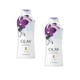 thumbnail image 1 of Olay Fresh Outlast Women's Body Wash, Orchid & Black Currant, 22 fl oz - 2 Pack, 1 of 10