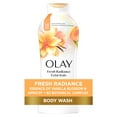 thumbnail image 1 of Olay Fresh Outlast Women's Body Wash, Vanilla Blossom and Apricot, for All Skin Types, 22 fl oz, 1 of 10
