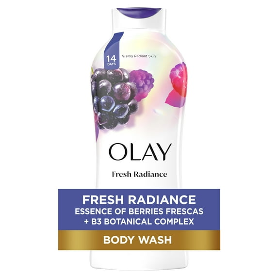 Olay Fresh Outlast Women's Body Wash, for All Skin Types, Berries Frescas, 22 fl oz