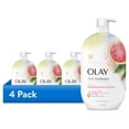 thumbnail image 1 of (4 pack) Olay Fresh Radiance Body Wash with Essence of Watermelon and Agave, Vitamin B3 and Antioxidant Blend, 35oz, 1 of 14