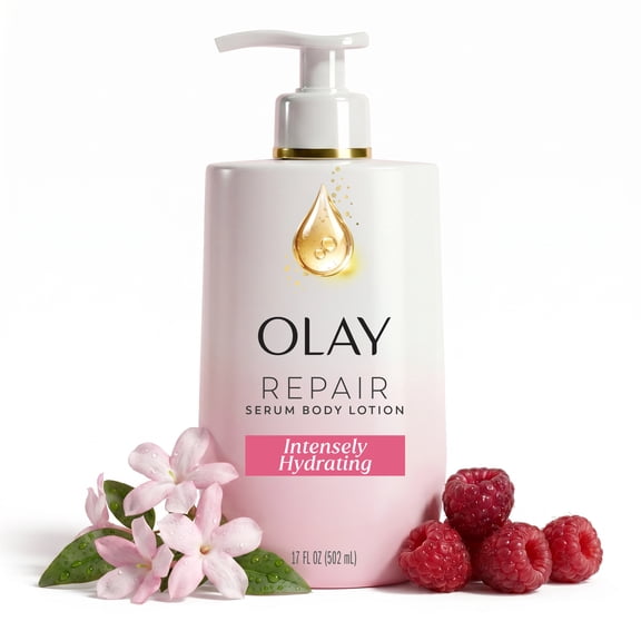 Olay Intensely Hydrating Body Lotion with Hyaluronic Acid and Niacinamide, 17 fl oz