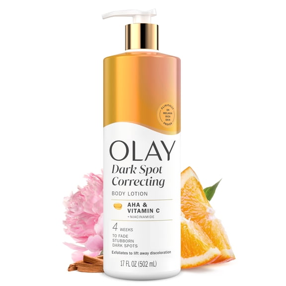 Olay Body Lotion, Dark Spot Correcting with AHA, Vitamin C and Niacinamide, 17 fl oz