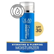 Olay Hyaluronic + Peptide 24 Face Moisturizer, SPF 30 Sun Protection for All Skin, 1.7 oz