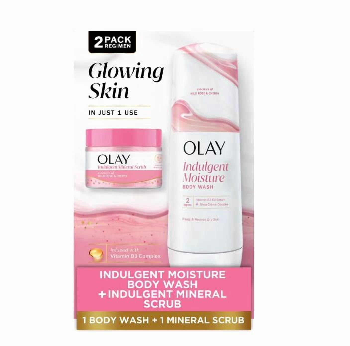 Olay Indulgent Moisture Scrub + Bodywash Duo, 2 Pack