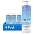 thumbnail image 1 of (4 pack) Olay Intensely Hydrating Body Wash with Hyaluronic Serum Complex, Victory Vibes Vanilla Scent, 20 fl oz, 1 of 15