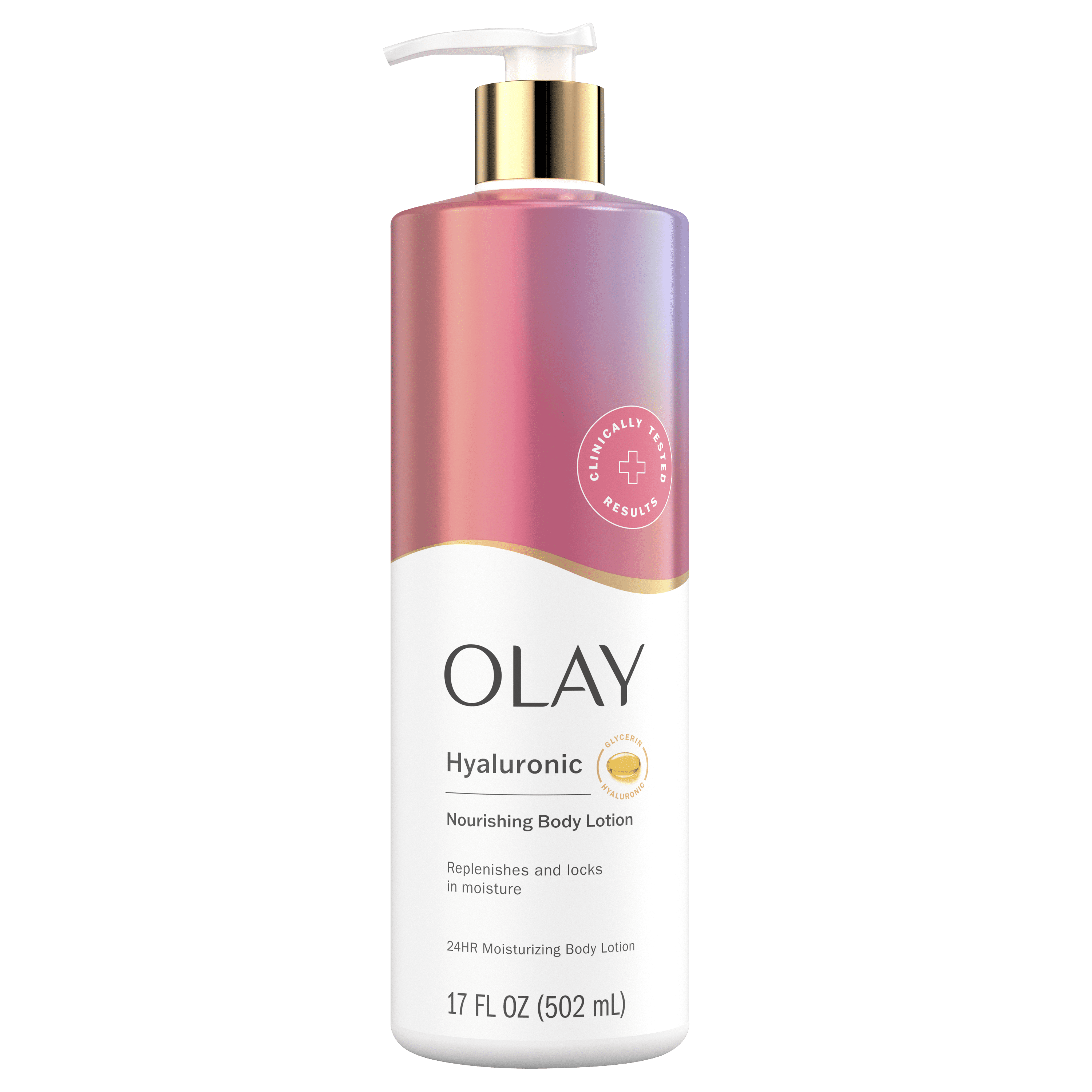 Olay Nourishing & Hydrating Body Lotion with Hyaluronic Acid, 17 fl oz