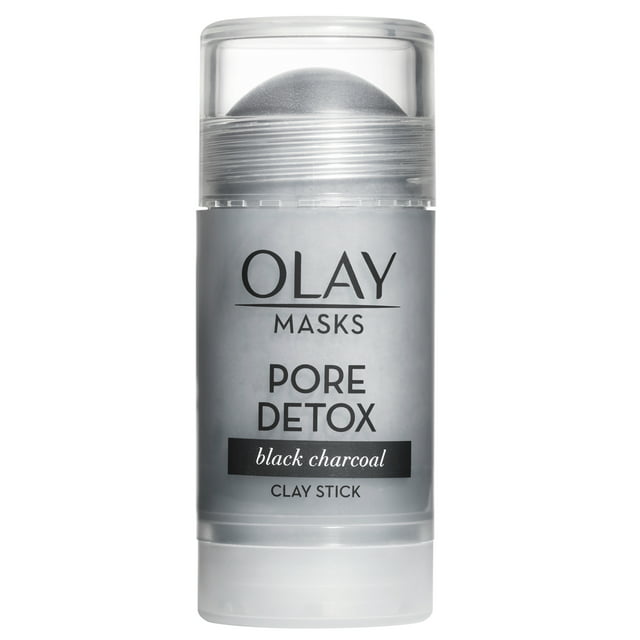 Olay Pore Detox Face Mask Clay Stick with Black Charcoal, 1.7 oz