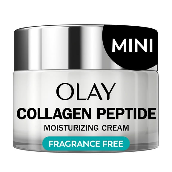 Olay Regenerist Collagen Peptide 24 Face Moisturizer, Trial, Smooths Fine Lines & Wrinkles, All Skin Types, 0.5 oz