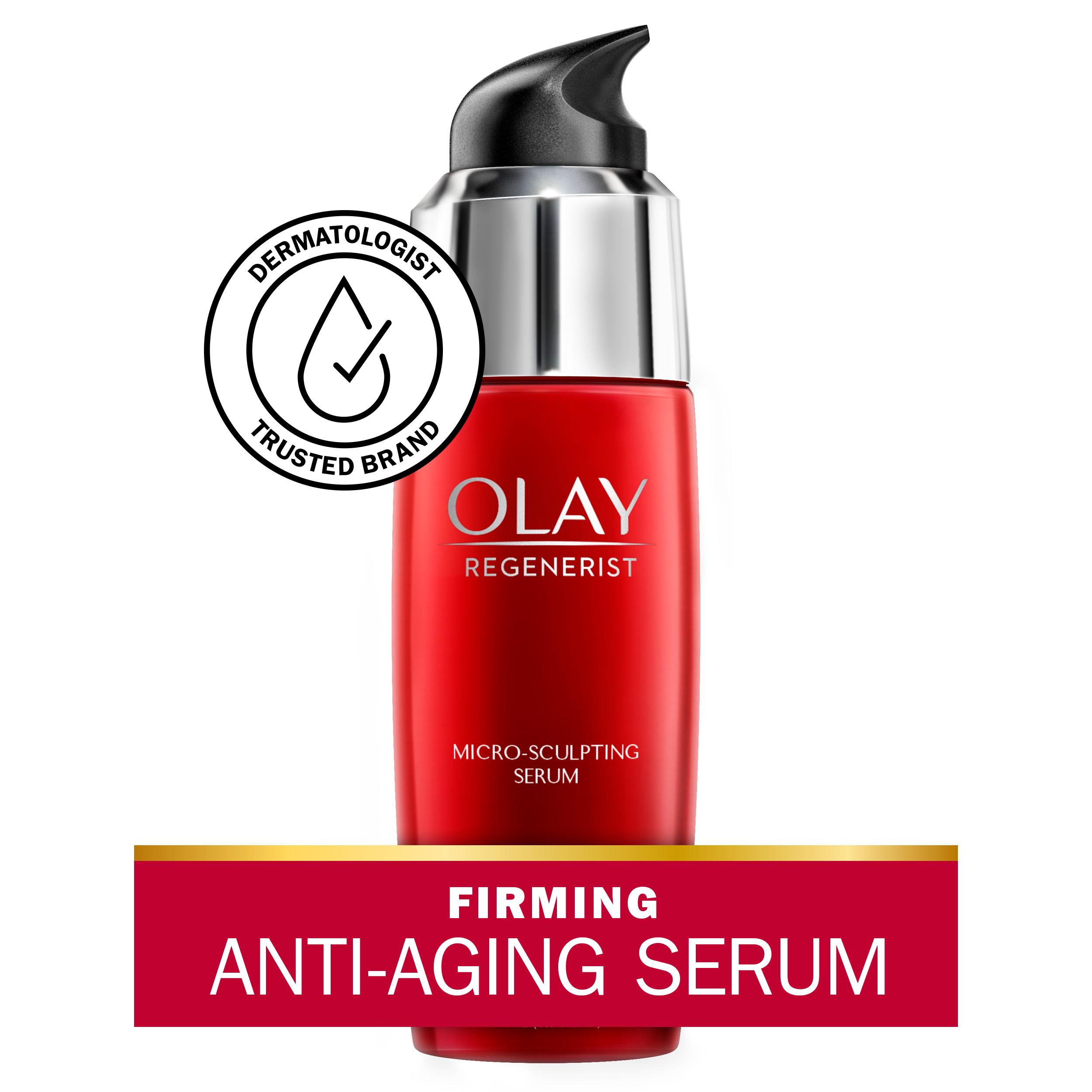 Olay Regenerist Micro-Sculpting Serum, Face Moisturizer, Reduces Fine Lines & Wrinkles, All Skin, 1.7 fl oz - image 1 of 14