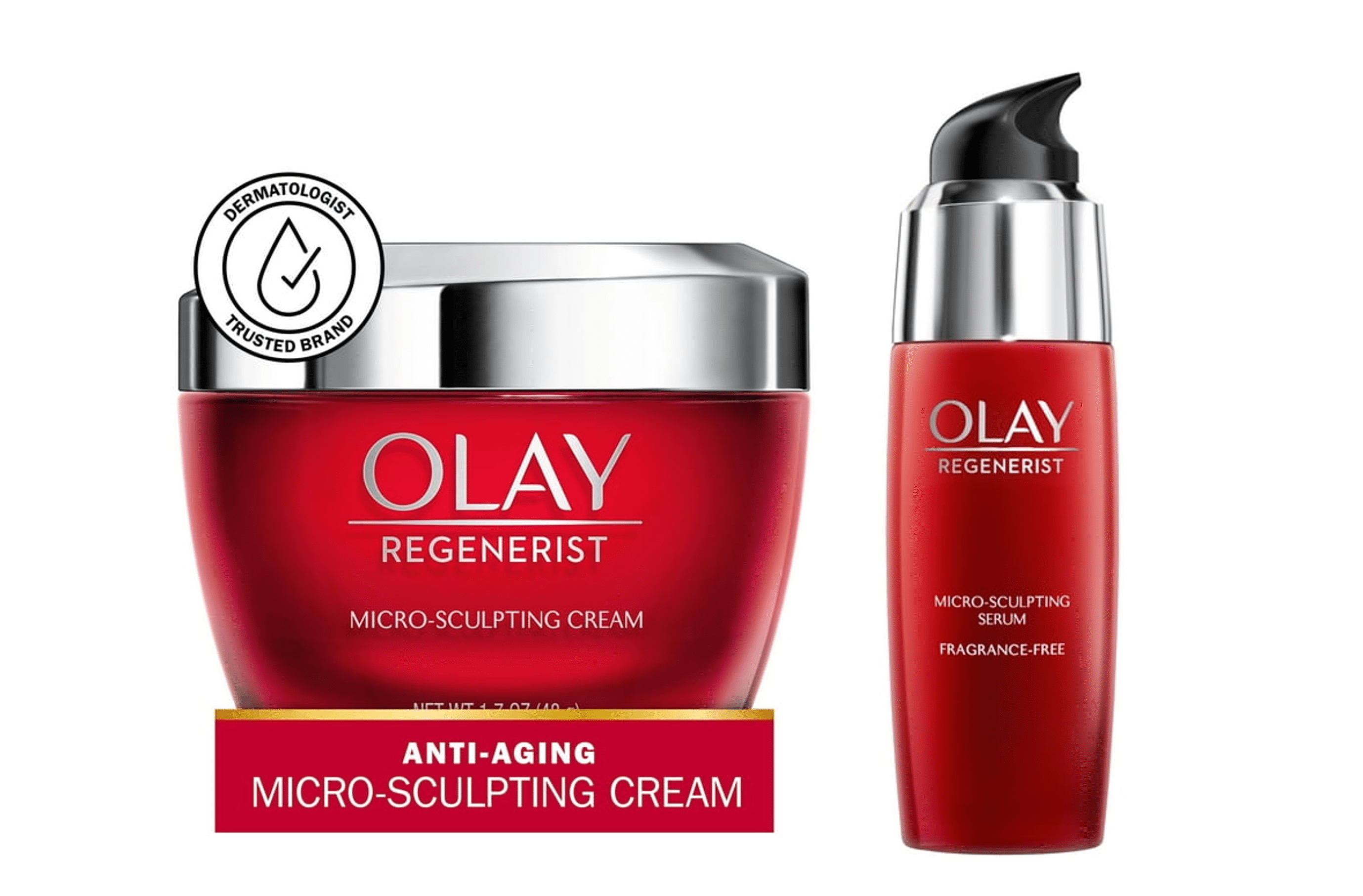 Olay Regenerist Moisturizer and Face Serum Set, Skin Care Bundle