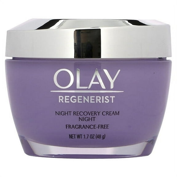 Olay, Regenerist, Night Recovery Cream, Fragrance-Free, 1.7 oz