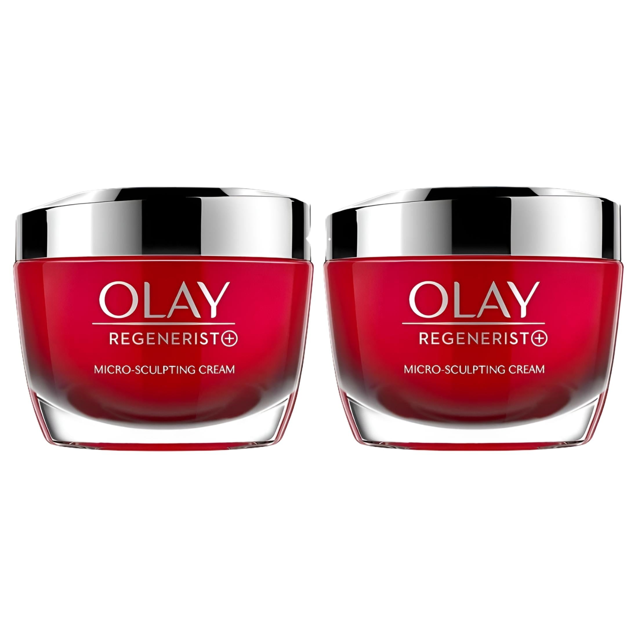 Olay Regenerist Plus Micro Sculpting Cream, 1.7 Ounce (Pack of 2)