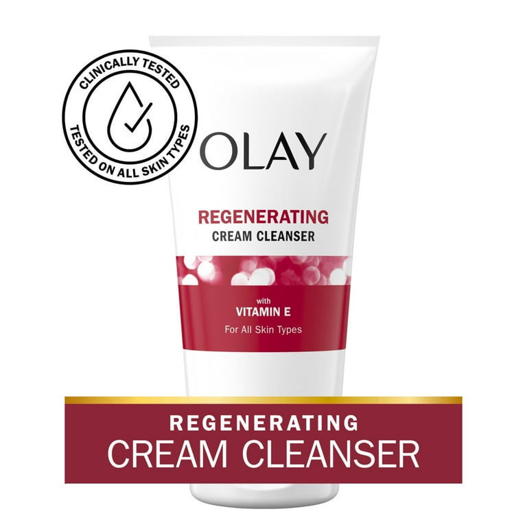 Olay Regenerist Regenerating Cream Facial Wash, Anti-Aging