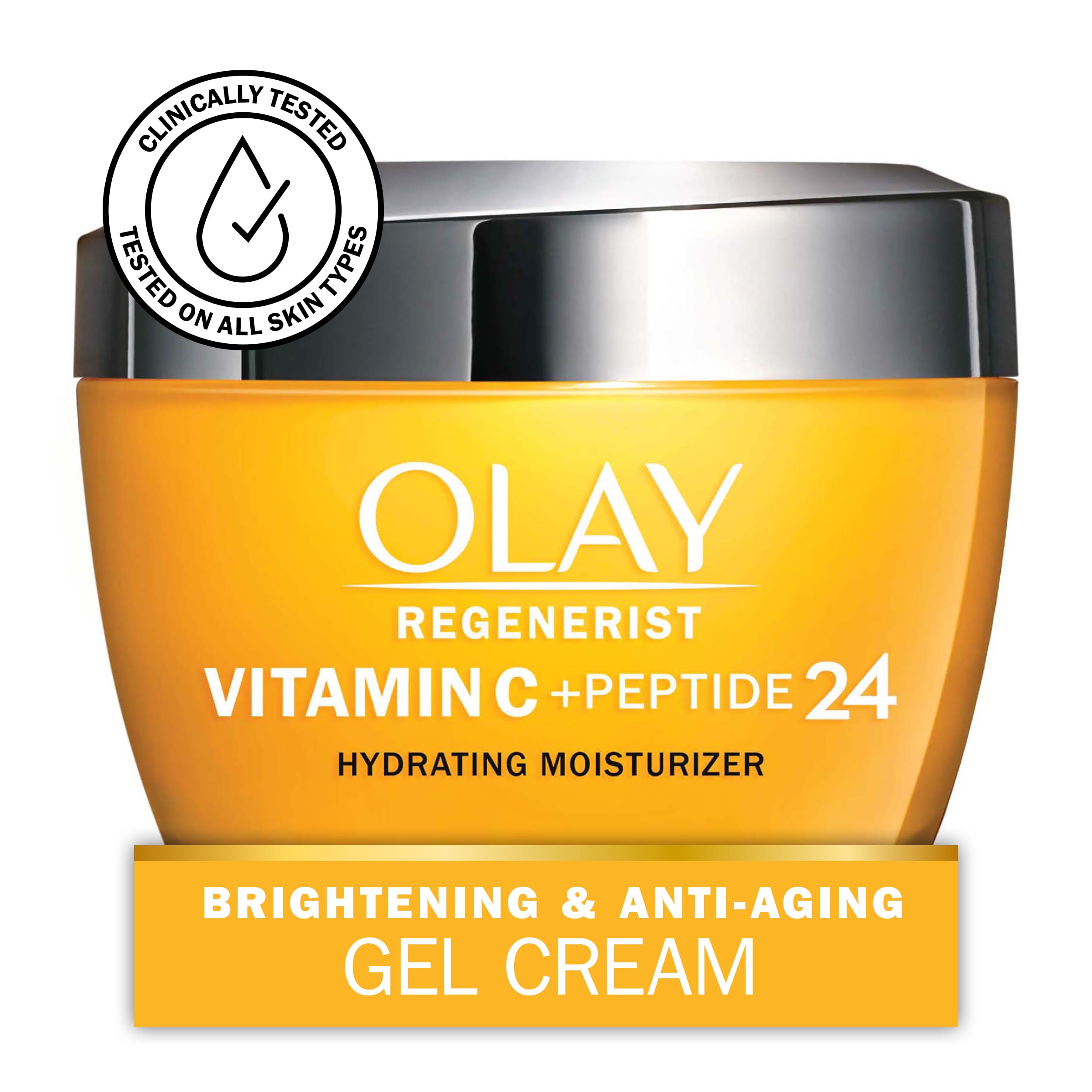 Olay Regenerist Vitamin C Face Moisturizer, Dull Skin Brightening Cream for  All Skin Types, 1.7 oz