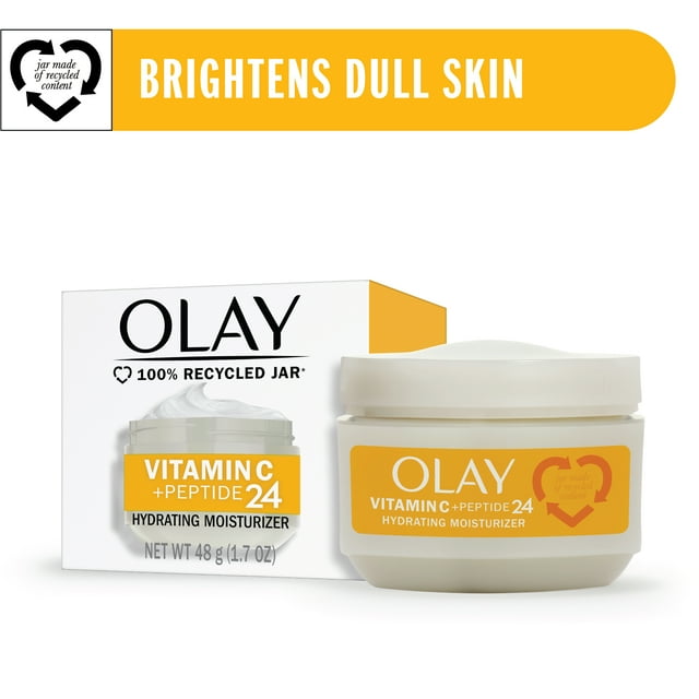 Olay Regenerist Vitamin C + Peptide 24 Face Moisturizer, 100 Recycled