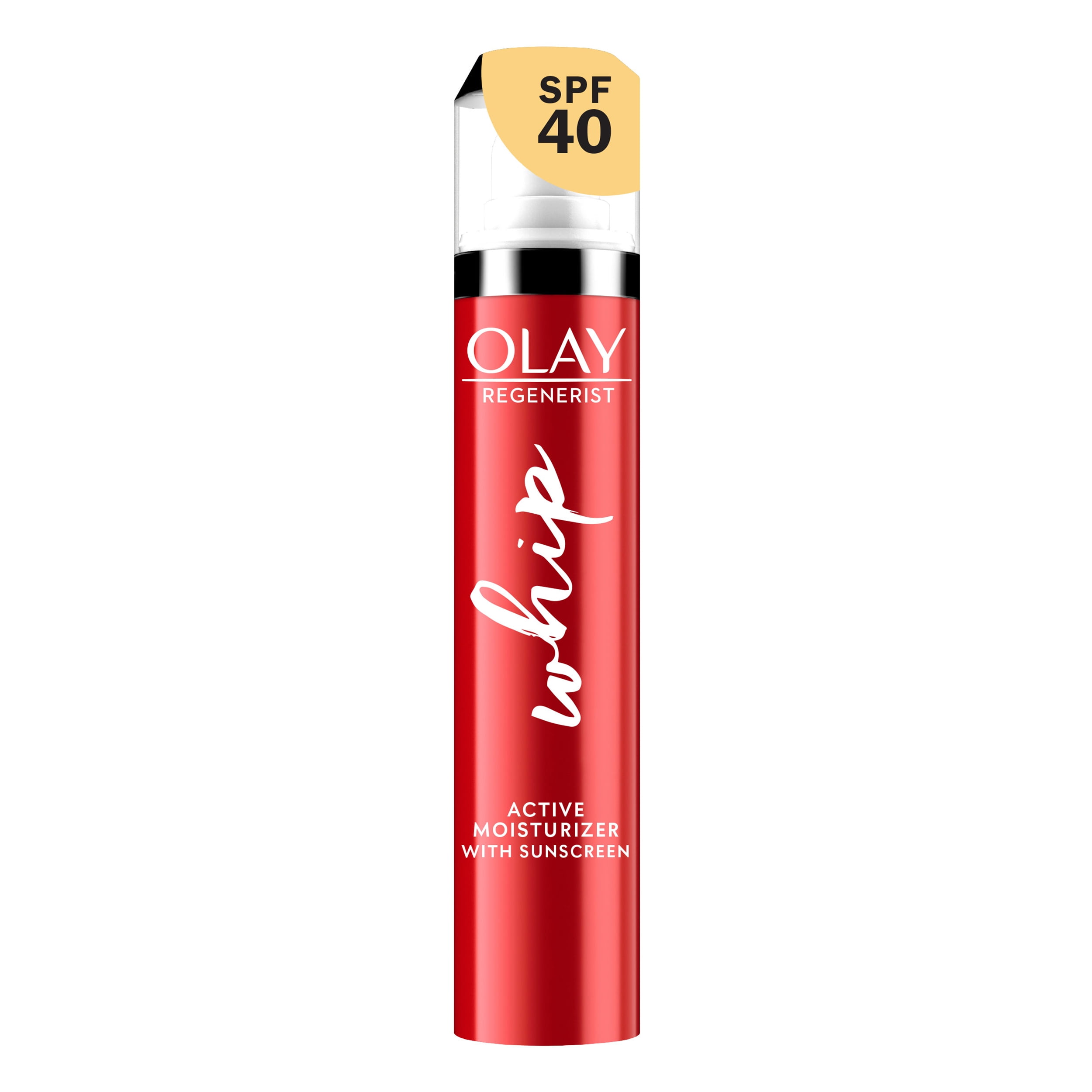 Olay Regenerist Whip Face Moisturizer with Sunscreen SPF 40, 1.7 fl oz