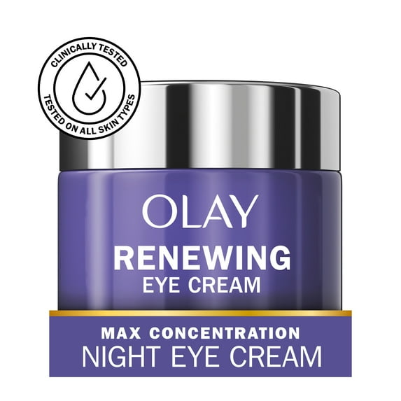 Olay Retinol 24 MAX Hydrating Complex Night Eye Cream for Wrinkles, 0.5 oz
