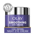 thumbnail image 1 of Olay Smoothing Eyes Retinol 24 Night Eye Cream, Fragrance-Free, 0.5 oz, 1 of 12