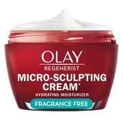Olay Regenerist Micro-Sculpting Cream Face Moisturizer, Fragrance-Free, 1.7 oz