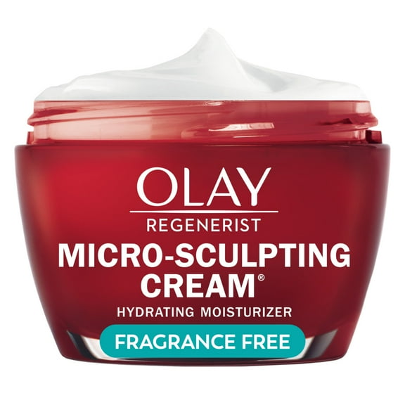 Olay Regenerist Micro-Sculpting Cream Face Moisturizer, Fragrance-Free, 1.7 oz