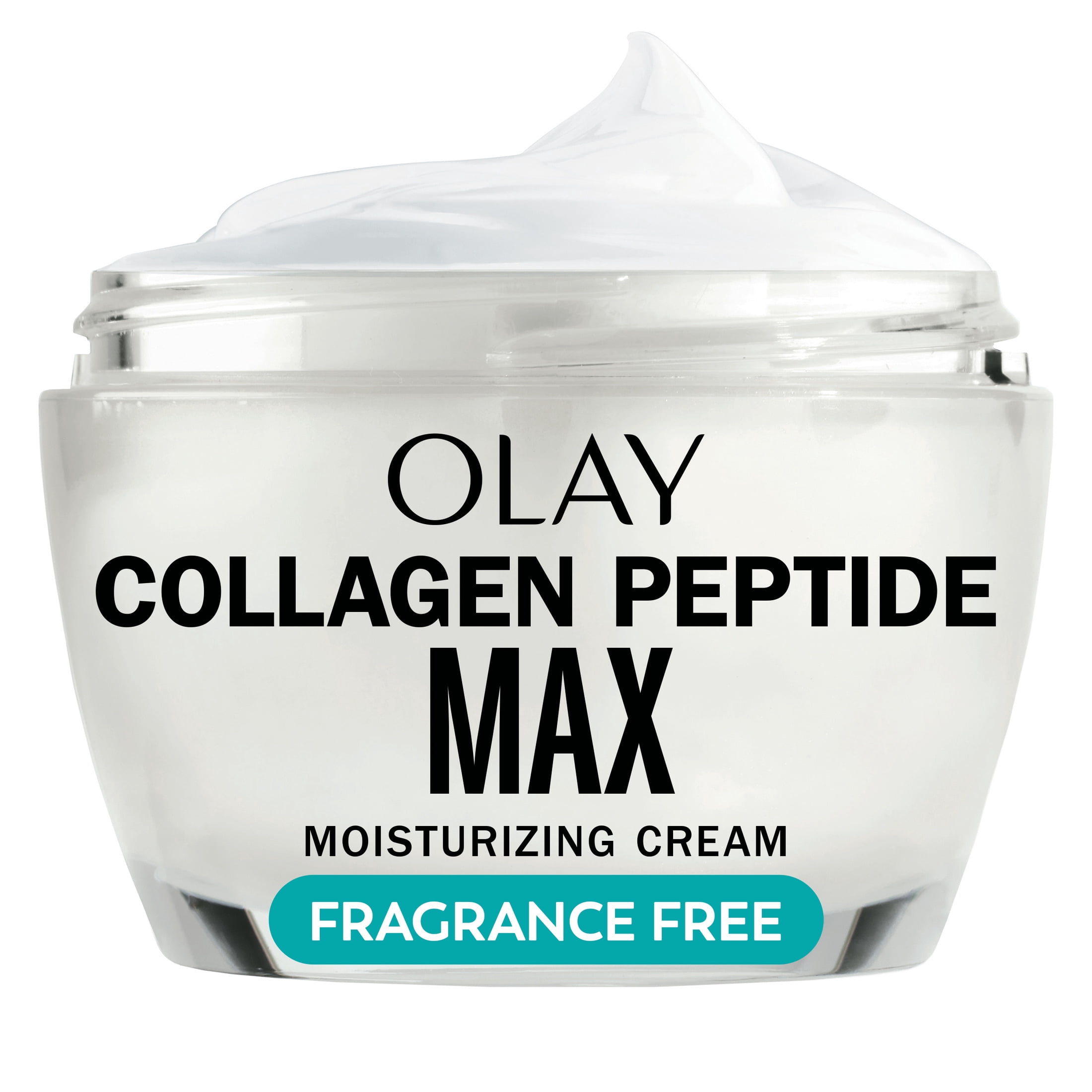 Olay Collagen Peptide Max Moisturizing Cream, Fragrance-Free, 1.7 fl oz