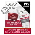thumbnail image 1 of Olay MSC Duo Pack, Detoxifying Pore Wash, 5.0 fl oz and Regenerist Micro-Sculpting Cream Moisturizer 1.7 oz, 1 of 11
