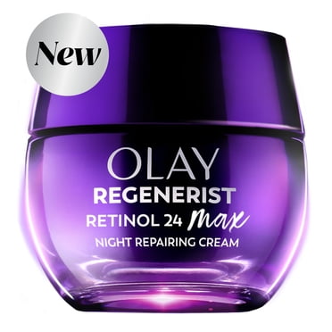 Olay Retinol 24 Max Night Moisturizing Cream with Triple Collagen Peptide, Fragrance-Free, 1.7 fl oz