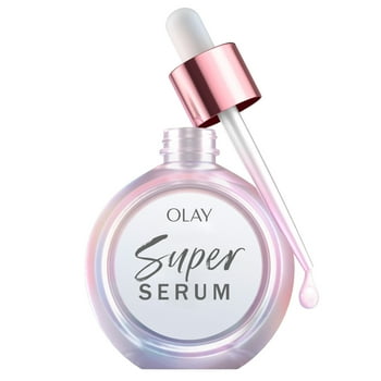 Olay Super Serum, 5-in-1 Skin Enhancing Face Serum, 1.0 oz, For Brightening Dull or Dry Skin