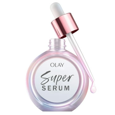 Olay Super Serum, 5-in-1 Skin Enhancing Face Serum, 1.0 oz, For Brightening Dull or Dry Skin