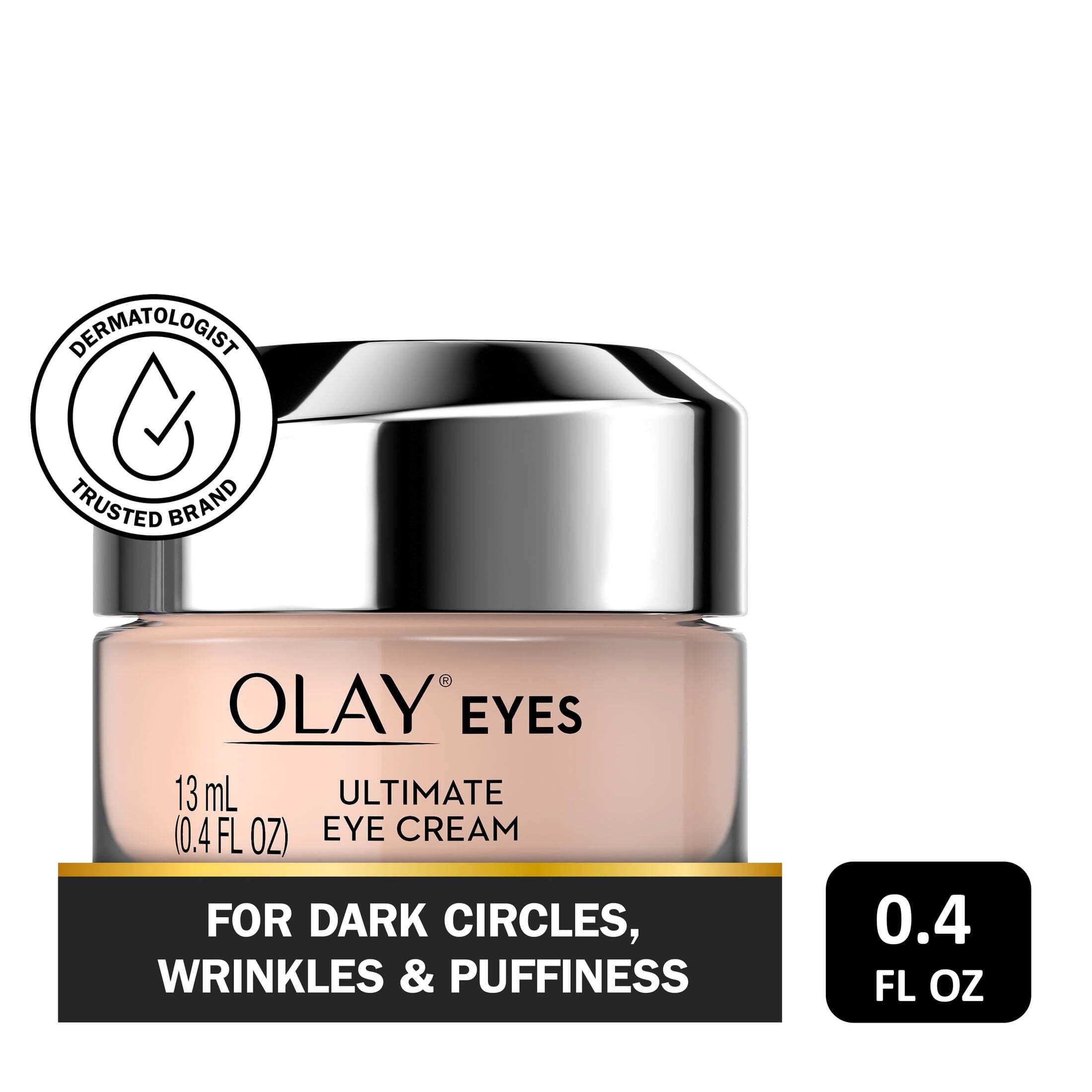 Walmart Deal of Olay Ultimate Eye Cream: Brightening, Hydrating Treatment for Wrinkles, Puffy Eyes + Dark Circles, 0.4 fl oz