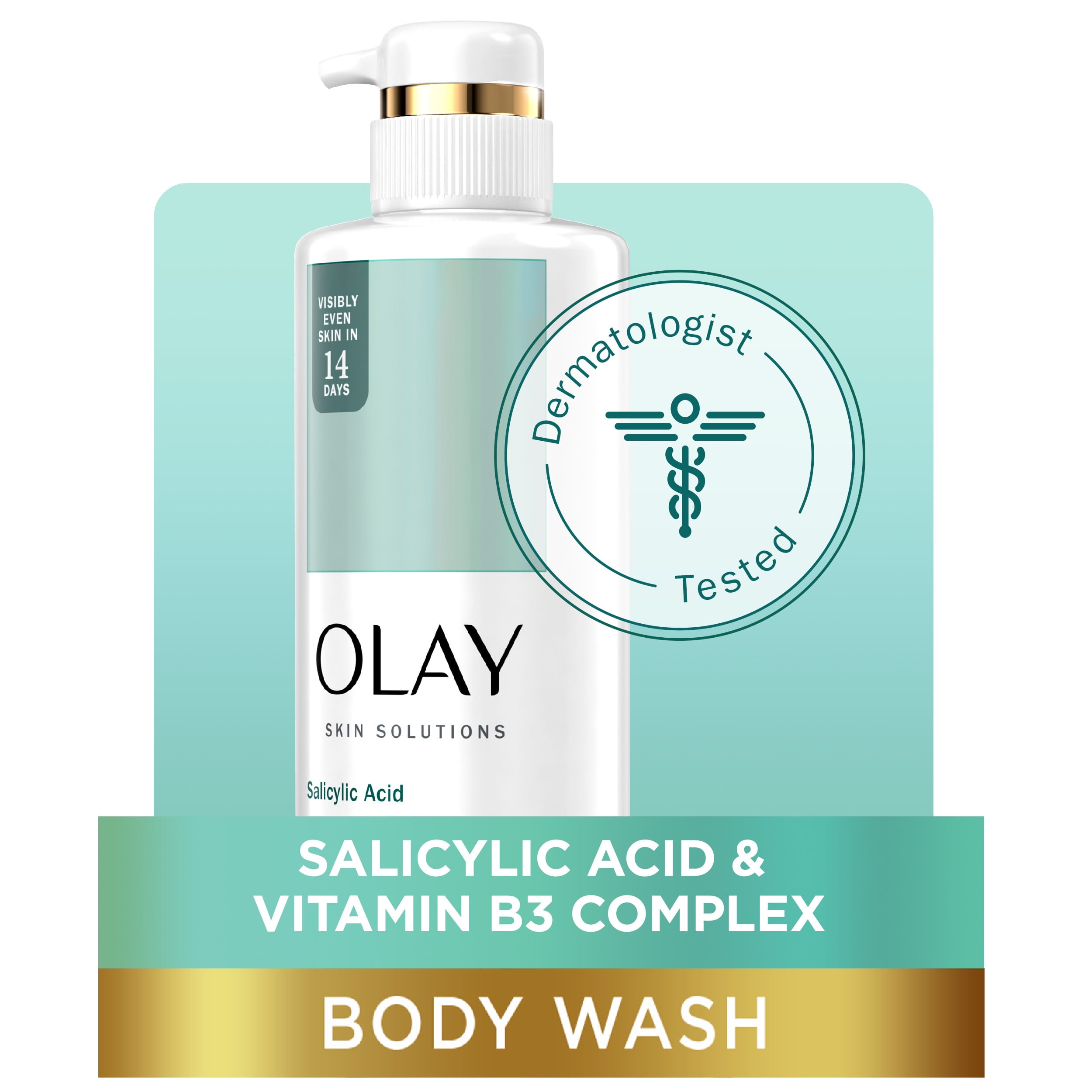 Olay Skin Solutions Women's Body Wash with Salicylic Acid, for All Skin