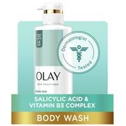 Olay Skin Solutions Women's Body Wash with Salicylic Acid, for All Skin Types, 17.9 fl oz