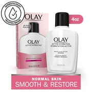 Olay Skincare Active Hydrating Facial Moisturizing Lotion, for Dryness in All Skin Types, 4.0 fl oz
