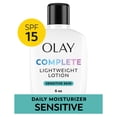 thumbnail image 1 of Olay Skin Care Complete Daily Face Lotion for Sensitive Skin, SPF 15 Sun Protection, 6 oz, 1 of 15