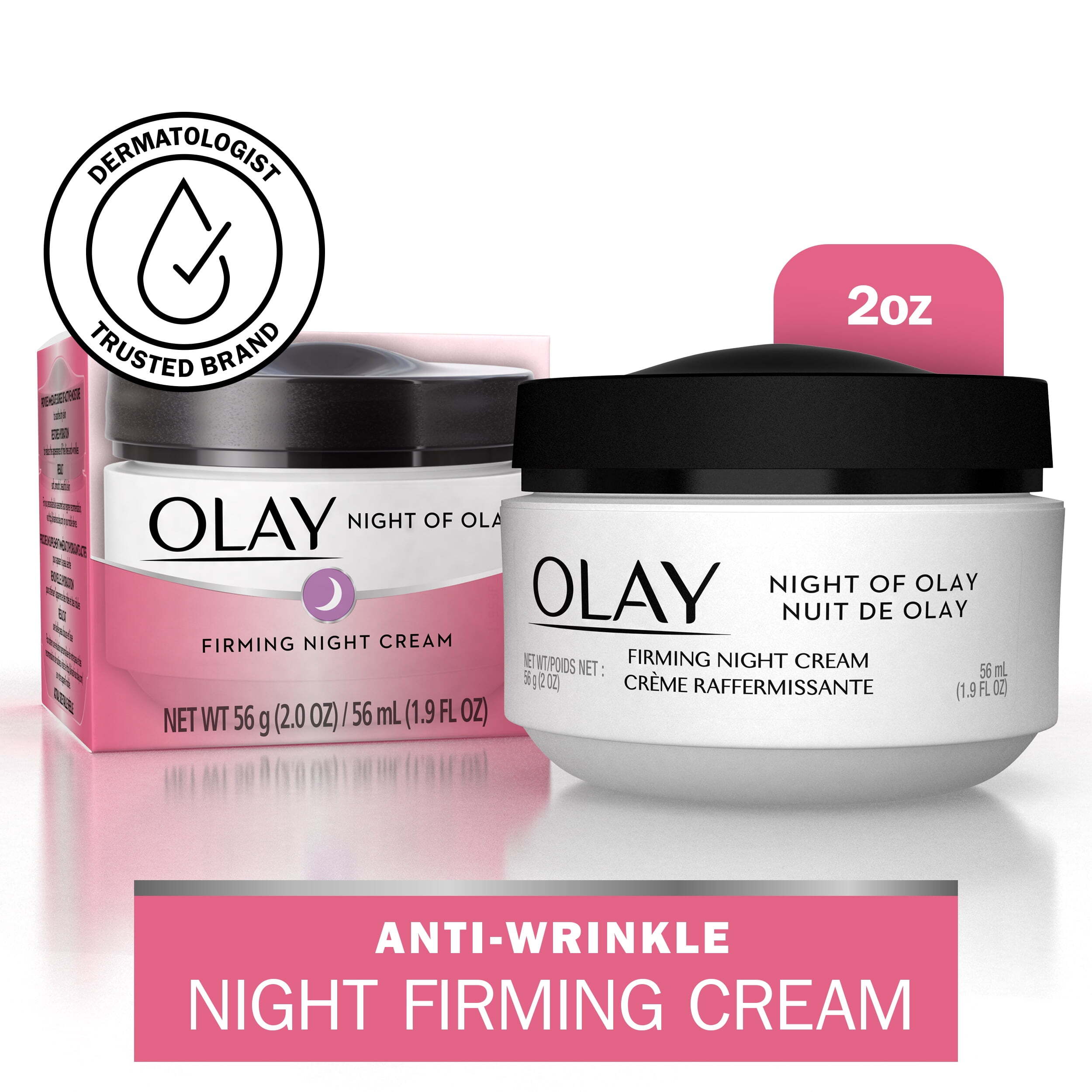 Olay Skincare Firming Night Cream Facial Moisturizer, 1.9 fl oz - image 1 of 7