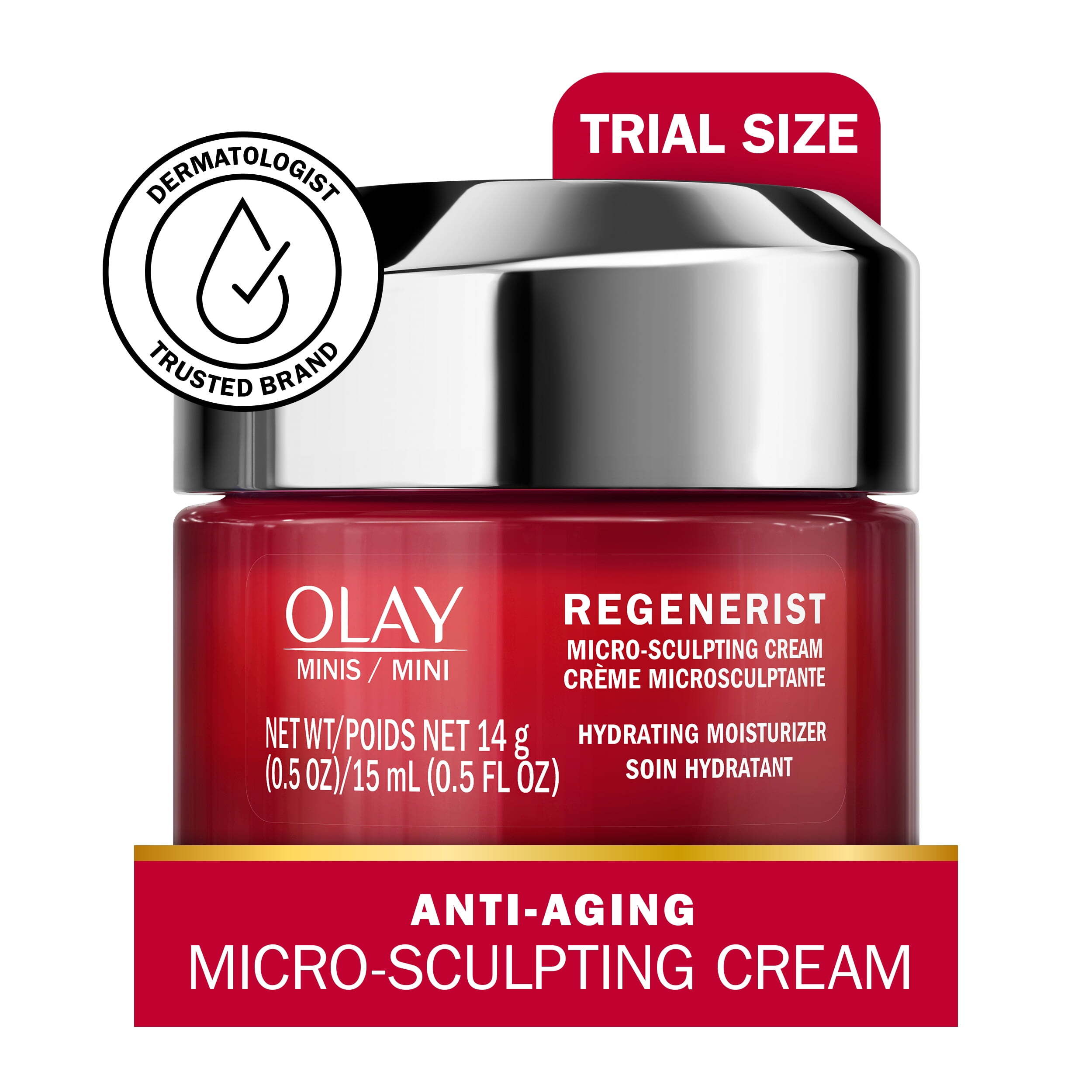 Olay Skincare Regenerist Micro-Sculpting Face Cream, Facial Moisturizer, 0.5 oz - image 1 of 9