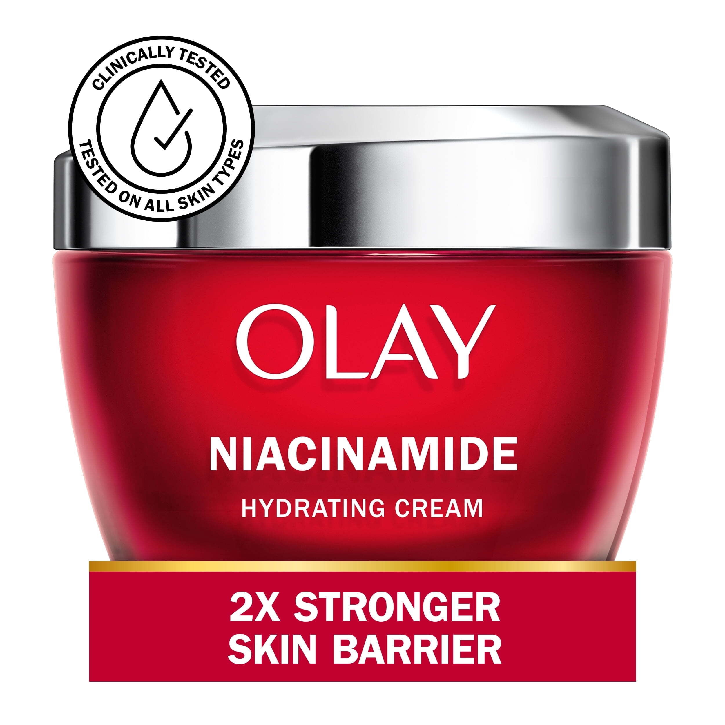 Olay Face Cream Regenerist Niacinamide and Peptide 24 Facial Moisturizer, Reduces Wrinkles, 1.7 oz
